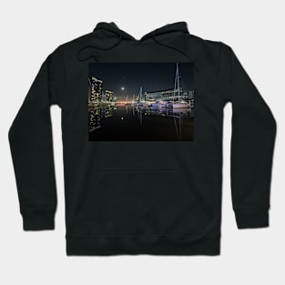 The Docklands at Night Hoodie